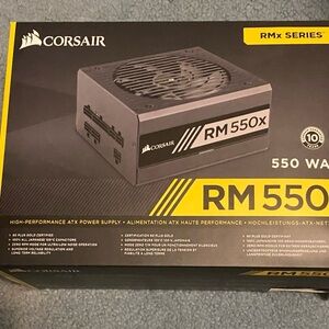 Corsair RM550x 550W 80PLUS GOLD Certified Quiet Power Supply Unit